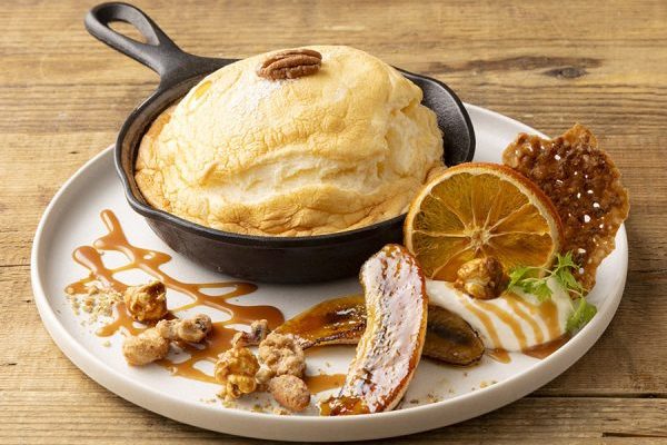 【期間限定】キャラメルづくしのスフレパンケーキ