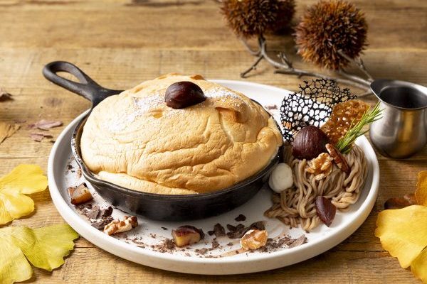 【期間限定】モンブラン スフレパンケーキ